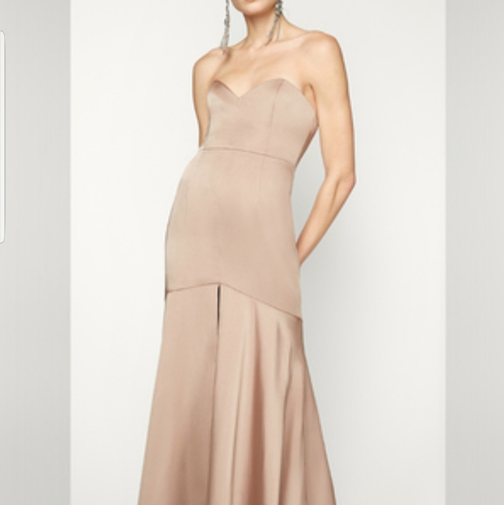 Fame and partners vall gown silver